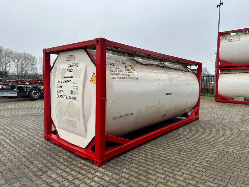 SINGAMAS 20FT ISO, 26.000L/1-COMP/3 BAFFELS/3 manholes, 5Y inspection: 06/2027 - خزان تخزين: صور 4 SINGAMAS 20FT ISO, 26.000L/1-COMP/3 BAFFELS/3 manholes, 5Y inspection: 06/2027 - خزان تخزين: صور 4