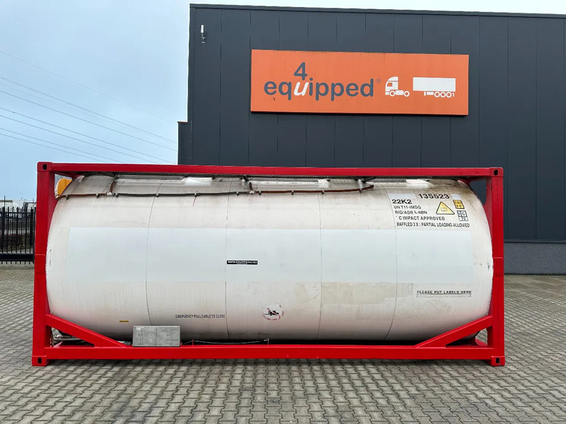 SINGAMAS 20FT ISO, 26.000L/1-COMP/3 BAFFELS/3 manholes, 5Y inspection: 06/2027 - خزان تخزين: صور 2 SINGAMAS 20FT ISO, 26.000L/1-COMP/3 BAFFELS/3 manholes, 5Y inspection: 06/2027 - خزان تخزين: صور 2
