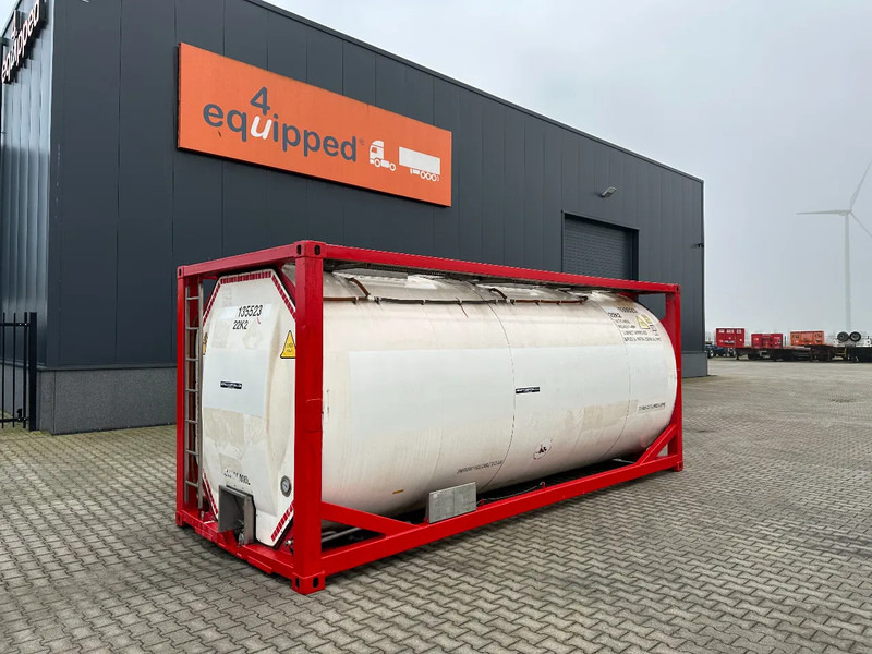 SINGAMAS 20FT ISO, 26.000L/1-COMP/3 BAFFELS/3 manholes, 5Y inspection: 06/2027 - خزان تخزين: صور 1 SINGAMAS 20FT ISO, 26.000L/1-COMP/3 BAFFELS/3 manholes, 5Y inspection: 06/2027 - خزان تخزين: صور 1