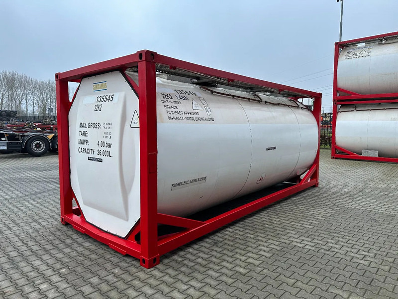 SINGAMAS 20FT ISO, 26.000L/1-COMP/3 BAFFELS/3 manholes, 5Y inspection: 06/2027 - خزان تخزين: صور 4 SINGAMAS 20FT ISO, 26.000L/1-COMP/3 BAFFELS/3 manholes, 5Y inspection: 06/2027 - خزان تخزين: صور 4