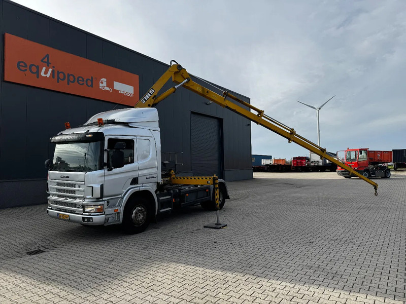 Scania P114-340 + HIAB 19-5 crane + remote / Euro-3 / 3 pedals / NL-truck / APK: 12-2025 - شاحنة كرين: صور 3 Scania P114-340 + HIAB 19-5 crane + remote / Euro-3 / 3 pedals / NL-truck / APK: 12-2025 - شاحنة كرين: صور 3
