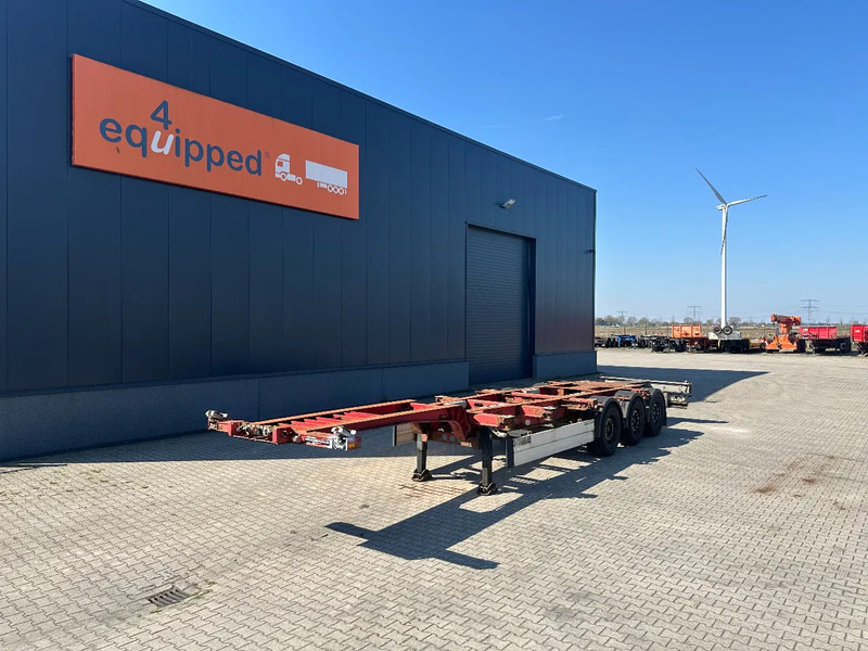 Schmitz Cargobull 40FT HC-chassis, disc, liftaxle, extendable at the rear - شاحنات الحاويات/ جسم علوي قابل للتغيير نصف مقطورة: صور 1 Schmitz Cargobull 40FT HC-chassis, disc, liftaxle, extendable at the rear - شاحنات الحاويات/ جسم علوي قابل للتغيير نصف مقطورة: صور 1