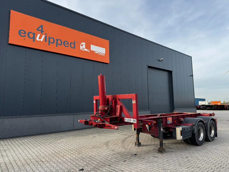 Van Hool 2 AXLE 20FT TIPPING-CHASSIS / TWIN-TIRES / BPW + DISC / ALCOA - شاحنات الحاويات/ جسم علوي قابل للتغيير نصف مقطورة: صور 1 Van Hool 2 AXLE 20FT TIPPING-CHASSIS / TWIN-TIRES / BPW + DISC / ALCOA - شاحنات الحاويات/ جسم علوي قابل للتغيير نصف مقطورة: صور 1