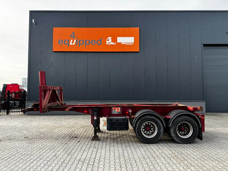 Van Hool 2 AXLE 20FT TIPPING-CHASSIS / TWIN-TIRES / BPW + DISC / ALCOA - شاحنات الحاويات/ جسم علوي قابل للتغيير نصف مقطورة: صور 2 Van Hool 2 AXLE 20FT TIPPING-CHASSIS / TWIN-TIRES / BPW + DISC / ALCOA - شاحنات الحاويات/ جسم علوي قابل للتغيير نصف مقطورة: صور 2