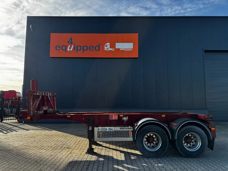 Van Hool 2 AXLE 20FT TIPPING-CHASSIS, TWIN-TIRES, BPW + DRUM, ALCOA - شاحنات الحاويات/ جسم علوي قابل للتغيير نصف مقطورة: صور 2 Van Hool 2 AXLE 20FT TIPPING-CHASSIS, TWIN-TIRES, BPW + DRUM, ALCOA - شاحنات الحاويات/ جسم علوي قابل للتغيير نصف مقطورة: صور 2