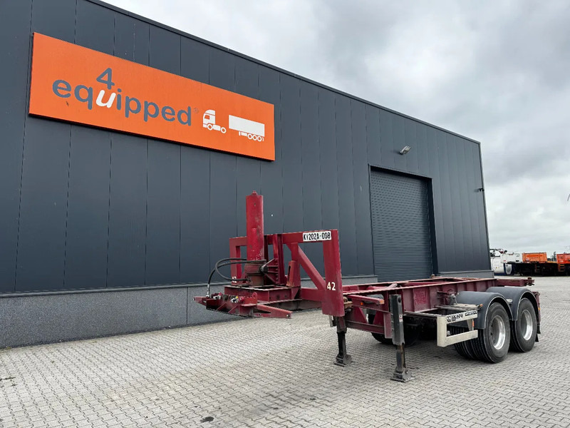 Van Hool 2 AXLE 20FT TIPPING-CHASSIS, TWIN-TIRES, BPW + DRUM, ALCOA - شاحنات الحاويات/ جسم علوي قابل للتغيير نصف مقطورة: صور 1 Van Hool 2 AXLE 20FT TIPPING-CHASSIS, TWIN-TIRES, BPW + DRUM, ALCOA - شاحنات الحاويات/ جسم علوي قابل للتغيير نصف مقطورة: صور 1