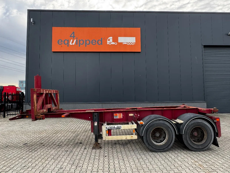 Van Hool 2 AXLE 20FT TIPPING-CHASSIS, TWIN-TIRES, BPW + DRUM - شاحنات الحاويات/ جسم علوي قابل للتغيير نصف مقطورة: صور 3 Van Hool 2 AXLE 20FT TIPPING-CHASSIS, TWIN-TIRES, BPW + DRUM - شاحنات الحاويات/ جسم علوي قابل للتغيير نصف مقطورة: صور 3