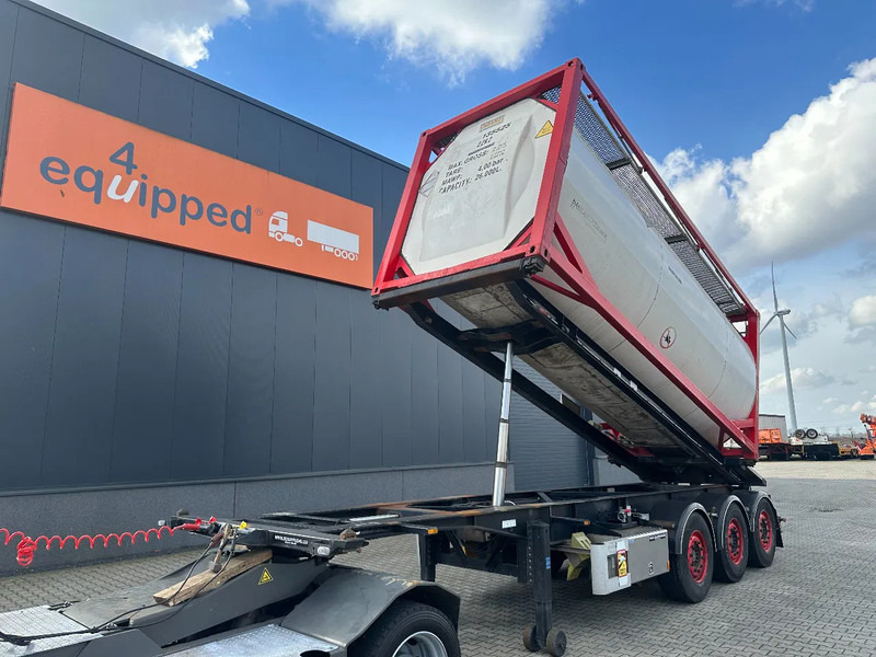 Van Hool 20FT Tipping-chassis, ADR (EX/II, EX/III, FL, AT), SAF, 2 liftaxles - شاحنات الحاويات/ جسم علوي قابل للتغيير نصف مقطورة: صور 1 Van Hool 20FT Tipping-chassis, ADR (EX/II, EX/III, FL, AT), SAF, 2 liftaxles - شاحنات الحاويات/ جسم علوي قابل للتغيير نصف مقطورة: صور 1