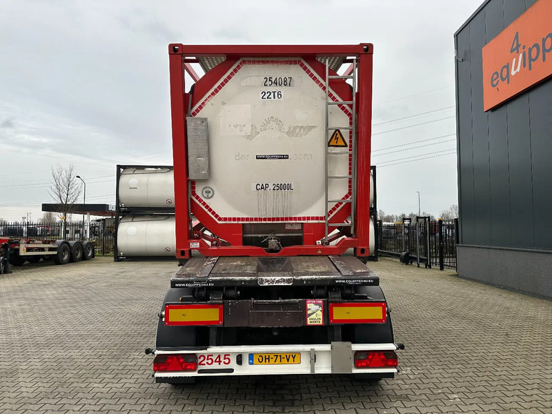 شاحنات الحاويات/ جسم علوي قابل للتغيير نصف مقطورة Van Hool 20FT Tipping-chassis, ADR (EX/II, EX/III, FL, AT), SAF + DISC, 2 liftaxles: صور 7