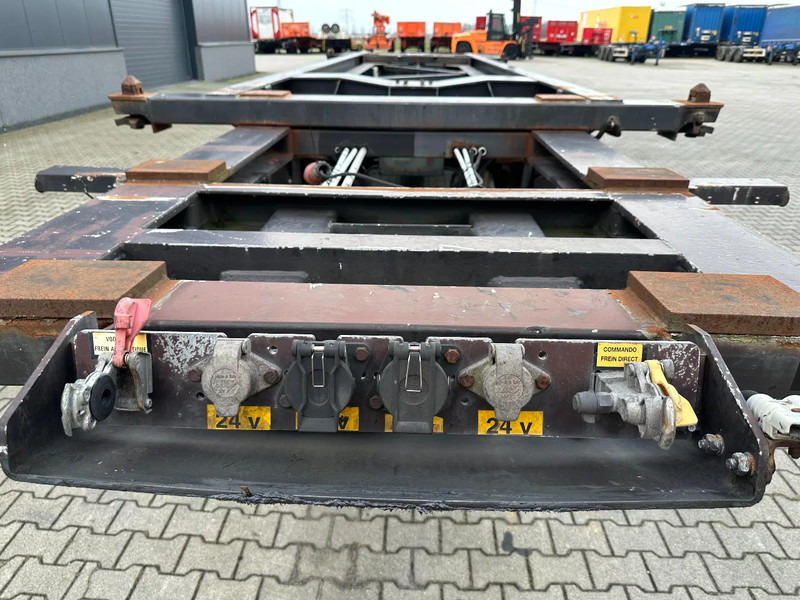شاحنات الحاويات/ جسم علوي قابل للتغيير نصف مقطورة Van Hool 20FT Tipping-chassis, ADR (EX/II, EX/III, FL, AT), SAF + DISC, 2 liftaxles: صور 10