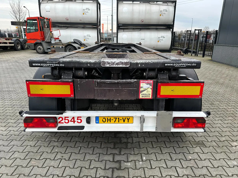 شاحنات الحاويات/ جسم علوي قابل للتغيير نصف مقطورة Van Hool 20FT Tipping-chassis, ADR (EX/II, EX/III, FL, AT), SAF + DISC, 2 liftaxles: صور 8
