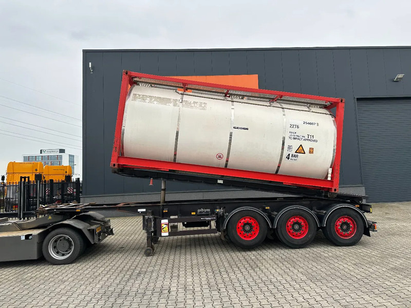 Van Hool 20FT Tipping-chassis, ADR (EX/II, EX/III, FL, AT), SAF + DISC, 2 liftaxles - شاحنات الحاويات/ جسم علوي قابل للتغيير نصف مقطورة: صور 3 Van Hool 20FT Tipping-chassis, ADR (EX/II, EX/III, FL, AT), SAF + DISC, 2 liftaxles - شاحنات الحاويات/ جسم علوي قابل للتغيير نصف مقطورة: صور 3