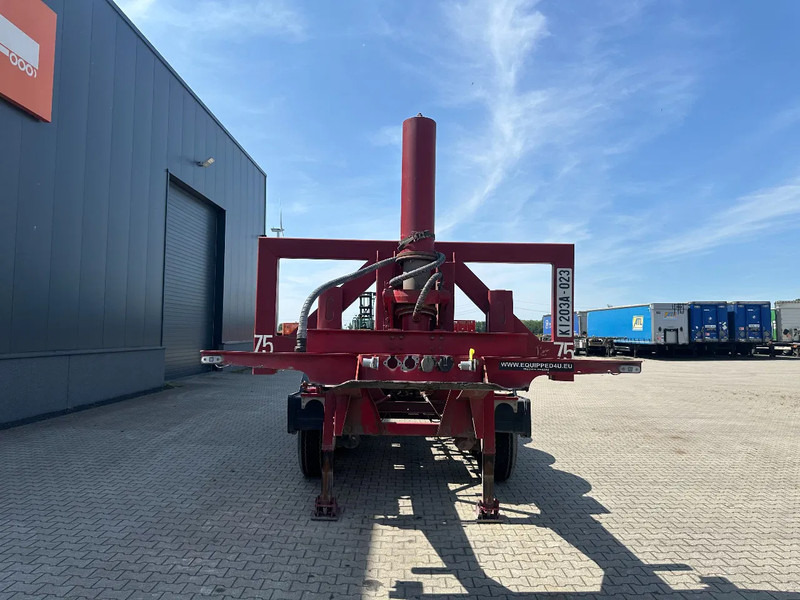 Van Hool 3 AXLE 20FT TIPPING-CHASSIS, BPW + disc, liftaxle, steering axle, BROKEN HYVA-CYLINDER - شاحنات الحاويات/ جسم علوي قابل للتغيير نصف مقطورة: صور 5 Van Hool 3 AXLE 20FT TIPPING-CHASSIS, BPW + disc, liftaxle, steering axle, BROKEN HYVA-CYLINDER - شاحنات الحاويات/ جسم علوي قابل للتغيير نصف مقطورة: صور 5