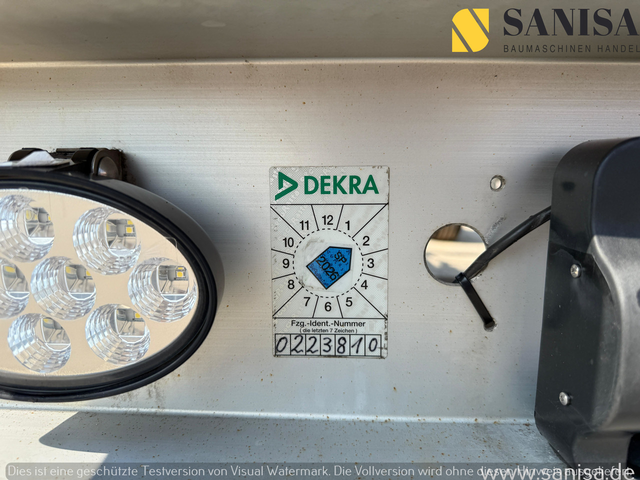 الشاسية مقطورة KÖGEL AW18/Wechselfahrgestell/BDF/Pneumatik: صور 9