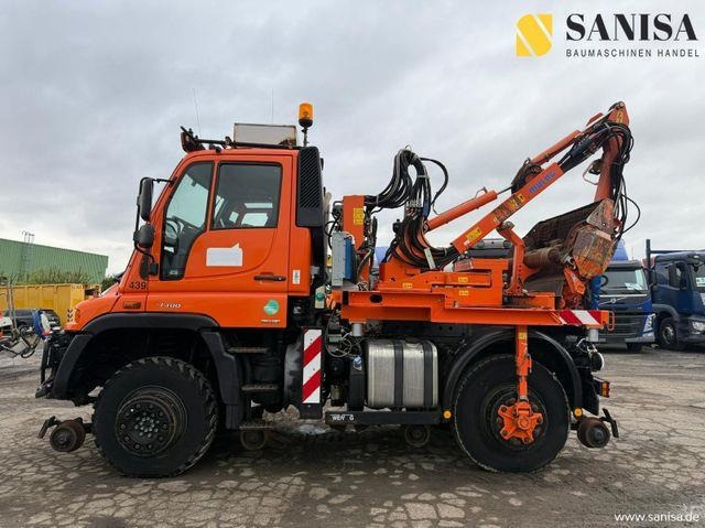 Unimog U400/ Zweiwege/ Rail/ Gleis/Mulag - سيارة بلدية: صور 4 Unimog U400/ Zweiwege/ Rail/ Gleis/Mulag - سيارة بلدية: صور 4