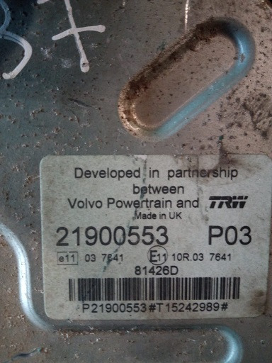 EDC VOLVO FH460 D13K460 21900553 P03 - كتلة التحكم - شاحنة: صور 1 EDC VOLVO FH460 D13K460 21900553 P03 - كتلة التحكم - شاحنة: صور 1