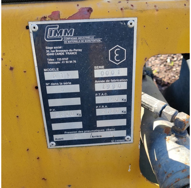 رافعة شوكية تعمل بالغاز Ciman A15: صور 6 رافعة شوكية تعمل بالغاز Ciman A15: صور 6