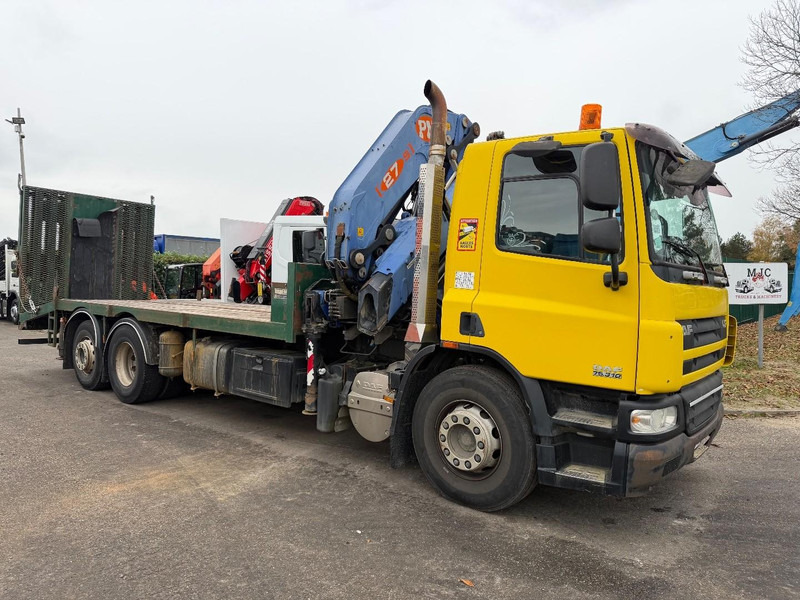 DAF CF 75.310 6X2 + CRANE PM 27 S-4 + RADIO + WINCH - FULL RAMP - LIFT + STEERING AXLE - MANUAL GEARBOX - FR TRUCK - شاحنة كرين: صور 2 DAF CF 75.310 6X2 + CRANE PM 27 S-4 + RADIO + WINCH - FULL RAMP - LIFT + STEERING AXLE - MANUAL GEARBOX - FR TRUCK - شاحنة كرين: صور 2