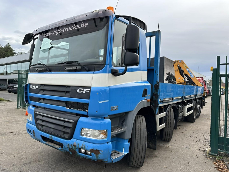 DAF CF 85.360 8x2 PLATFORM 7m35 + CRANE EFFER 165-3S + RADIO - MANUAL GEARBOX ZF - EURO 5 - BE TRUCK - شاحنة كرين: صور 4 DAF CF 85.360 8x2 PLATFORM 7m35 + CRANE EFFER 165-3S + RADIO - MANUAL GEARBOX ZF - EURO 5 - BE TRUCK - شاحنة كرين: صور 4