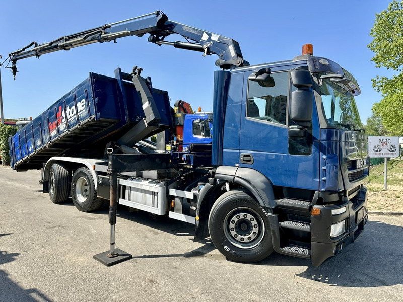 Iveco STRALIS 420 6x2 + CRANE HMF 1720 K3 + ROTATOR - LIFT + STEERING AXLE - EURO 5 - *FULL AIR* - CONTAINER INCL. - BE TRUCK - شاحنة ذات الخطاف, شاحنة كرين: صور 1 Iveco STRALIS 420 6x2 + CRANE HMF 1720 K3 + ROTATOR - LIFT + STEERING AXLE - EURO 5 - *FULL AIR* - CONTAINER INCL. - BE TRUCK - شاحنة ذات الخطاف, شاحنة كرين: صور 1