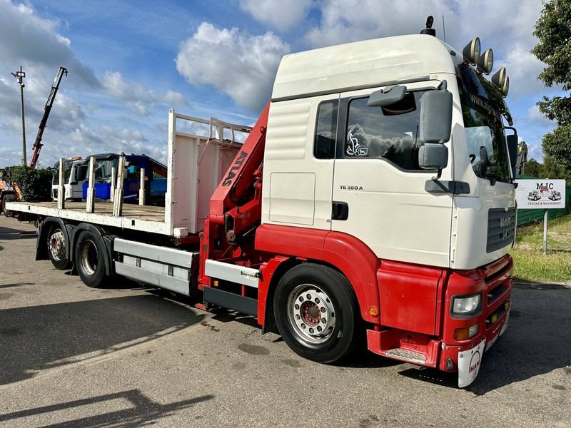 MAN TG 360 A 6x2 + CRANE ATLAS 100.1 A3 - PLATFORM 5m80 - E3 - LIFT-AXLE - FULL AIR SUSPENSION - ZF AS TRONIC - BE TRUCK - شاحنة كرين: صور 2 MAN TG 360 A 6x2 + CRANE ATLAS 100.1 A3 - PLATFORM 5m80 - E3 - LIFT-AXLE - FULL AIR SUSPENSION - ZF AS TRONIC - BE TRUCK - شاحنة كرين: صور 2