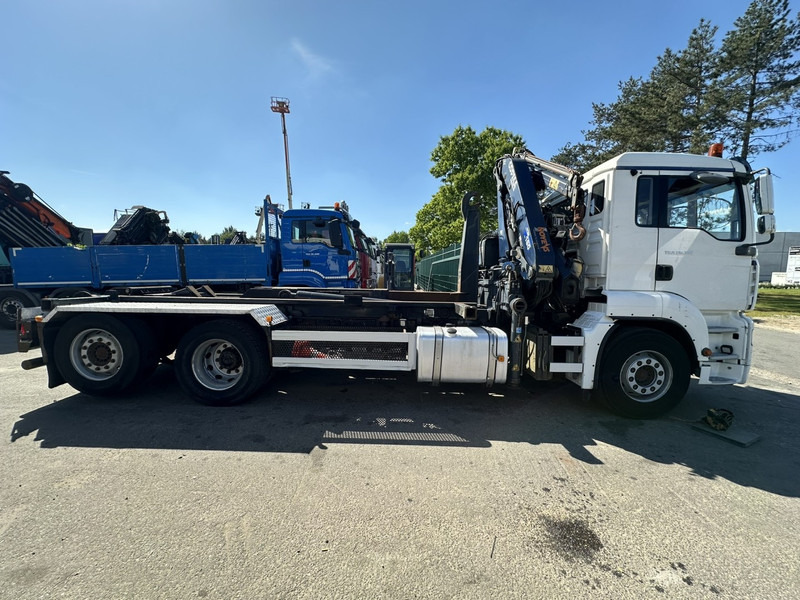 MAN TGA 26.310 6X2 HOOKLIFT + CRANE COPMA 160.4 + JIB J2 + WINCH - RADIO - LIFT + STEERING AXLE - EURO 3 - BE - شاحنة ذات الخطاف, شاحنة كرين: صور 4 MAN TGA 26.310 6X2 HOOKLIFT + CRANE COPMA 160.4 + JIB J2 + WINCH - RADIO - LIFT + STEERING AXLE - EURO 3 - BE - شاحنة ذات الخطاف, شاحنة كرين: صور 4