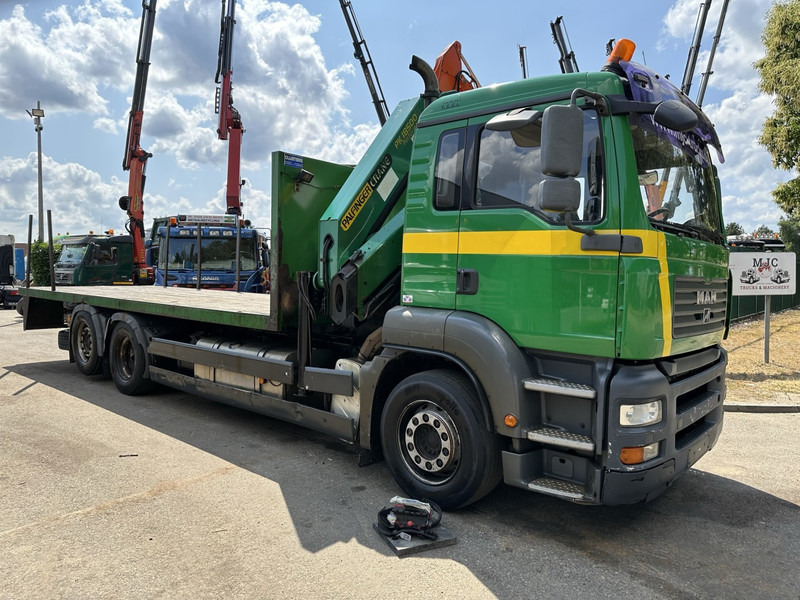MAN TGA 26.360 6X2 BL + CRANE PALFINGER PK 18500 (4x) - LIFT + STEERING AXLE - PLATFORM 7m75 - MANUAL GEARBOX - شاحنة كرين: صور 2 MAN TGA 26.360 6X2 BL + CRANE PALFINGER PK 18500 (4x) - LIFT + STEERING AXLE - PLATFORM 7m75 - MANUAL GEARBOX - شاحنة كرين: صور 2