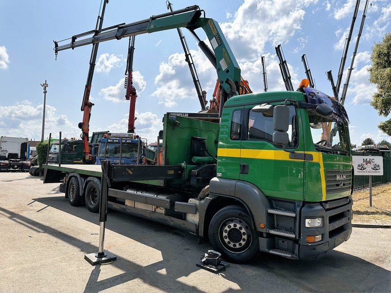 MAN TGA 26.360 6X2 BL + CRANE PALFINGER PK 18500 (4x) - LIFT + STEERING AXLE - PLATFORM 7m75 - MANUAL GEARBOX - شاحنة كرين: صور 1 MAN TGA 26.360 6X2 BL + CRANE PALFINGER PK 18500 (4x) - LIFT + STEERING AXLE - PLATFORM 7m75 - MANUAL GEARBOX - شاحنة كرين: صور 1