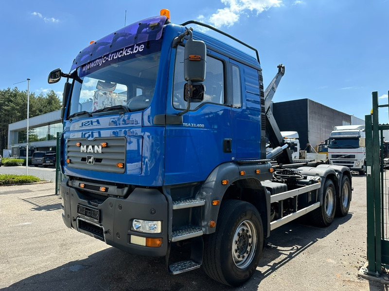 MAN TGA 33.400 6X4 HOOKLIFT AJK NHS20-4930mm - WB 3m60 - MANUAL ZF - STEEL SPRING / BLATT - BIG AXLES / AP ACHSEN - شاحنة ذات الخطاف: صور 3 MAN TGA 33.400 6X4 HOOKLIFT AJK NHS20-4930mm - WB 3m60 - MANUAL ZF - STEEL SPRING / BLATT - BIG AXLES / AP ACHSEN - شاحنة ذات الخطاف: صور 3