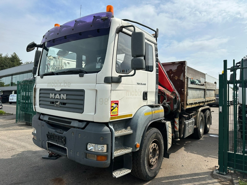MAN TGS 33.440 6x4 TIPPER + CRANE FASSI F230 - 5x HYDR - 5/6 F Rotator - BIG AXLES HUB REDUCTION / STEEL SPRING - قلابات, شاحنة كرين: صور 4 MAN TGS 33.440 6x4 TIPPER + CRANE FASSI F230 - 5x HYDR - 5/6 F Rotator - BIG AXLES HUB REDUCTION / STEEL SPRING - قلابات, شاحنة كرين: صور 4