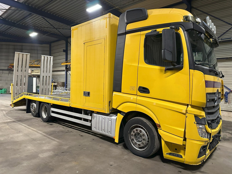 Mercedes-Benz ACTROS 2745 6x2 OPRIJWAGEN / AUTOTRANSPORTER / MACHINE TRANSPORTER - WINCH - 6m10 - EURO 5 - LIFT AXLE - HYDR RAMPS - NL TRUCK - سيارة السحب للتصليح: صور 1 Mercedes-Benz ACTROS 2745 6x2 OPRIJWAGEN / AUTOTRANSPORTER / MACHINE TRANSPORTER - WINCH - 6m10 - EURO 5 - LIFT AXLE - HYDR RAMPS - NL TRUCK - سيارة السحب للتصليح: صور 1