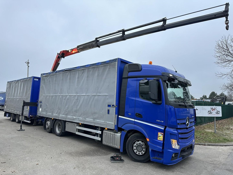 Mercedes-Benz Actros 2645 6x2 105m³ JUMBO + RETARDER + KRAN PALFINGER PK 19.001 SLD (4x) + RADIO - *FULL AIR* - FRIGO - EURO 6 - SAF AXLES - BELGIAN TRUCK - بصندوق مغلق شاحنة, شاحنة كرين: صور 2 Mercedes-Benz Actros 2645 6x2 105m³ JUMBO + RETARDER + KRAN PALFINGER PK 19.001 SLD (4x) + RADIO - *FULL AIR* - FRIGO - EURO 6 - SAF AXLES - BELGIAN TRUCK - بصندوق مغلق شاحنة, شاحنة كرين: صور 2