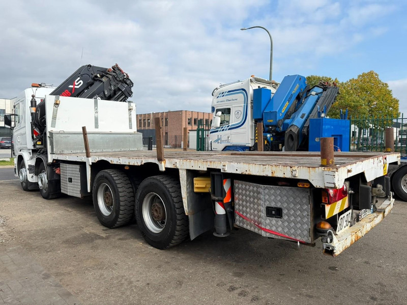 Scania 114C-380 8x4 PRITSCHE + KRAN HIAB 700 E-5 - PLATFORM 6m80 + TWISTLOCKS - MANUAL - RETARDER - STEEL SPRING / BIG AXLE HUB REDUCTION - AP ACHSEN - شاحنات مسطحة, شاحنة كرين: صور 5 Scania 114C-380 8x4 PRITSCHE + KRAN HIAB 700 E-5 - PLATFORM 6m80 + TWISTLOCKS - MANUAL - RETARDER - STEEL SPRING / BIG AXLE HUB REDUCTION - AP ACHSEN - شاحنات مسطحة, شاحنة كرين: صور 5