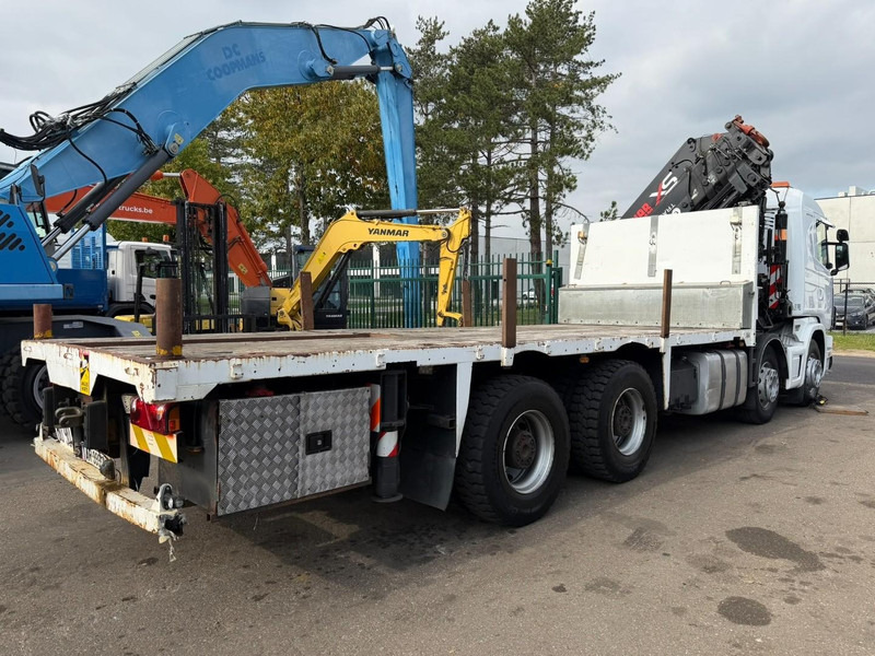 Scania 114C-380 8x4 PRITSCHE + KRAN HIAB 700 E-5 - PLATFORM 6m80 + TWISTLOCKS - MANUAL - RETARDER - STEEL SPRING / BIG AXLE HUB REDUCTION - AP ACHSEN - شاحنات مسطحة, شاحنة كرين: صور 4 Scania 114C-380 8x4 PRITSCHE + KRAN HIAB 700 E-5 - PLATFORM 6m80 + TWISTLOCKS - MANUAL - RETARDER - STEEL SPRING / BIG AXLE HUB REDUCTION - AP ACHSEN - شاحنات مسطحة, شاحنة كرين: صور 4