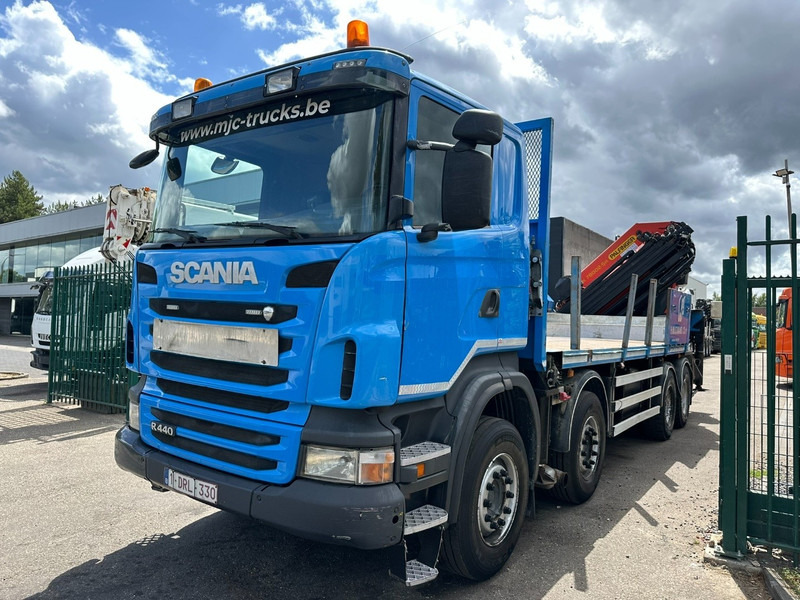 Scania G440 8x4 + (26.5m!) CRANE PALFINGER PK78002 SH G 8x + 1 + WINCH - PLATFORM 6m25 - MANUAL - HUB REDUCTION - STEEL SPRING - EURO 5 - BE TRUCK - شاحنة كرين: صور 3 Scania G440 8x4 + (26.5m!) CRANE PALFINGER PK78002 SH G 8x + 1 + WINCH - PLATFORM 6m25 - MANUAL - HUB REDUCTION - STEEL SPRING - EURO 5 - BE TRUCK - شاحنة كرين: صور 3