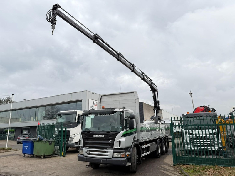 Scania P380 8x4 TRIDEM + CRANE HIAB 166 ES-5 HIPRO - ROTATOR + RADIO - 7m60 PLATFORM - MANUAL - LIFT + STEERING AXLE - شاحنة كرين: صور 5 Scania P380 8x4 TRIDEM + CRANE HIAB 166 ES-5 HIPRO - ROTATOR + RADIO - 7m60 PLATFORM - MANUAL - LIFT + STEERING AXLE - شاحنة كرين: صور 5