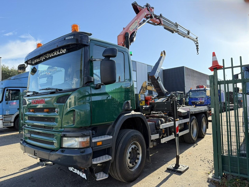 Scania P400 6x4 ABROLLKIPPER + KRAN PALFINGER PK9001 EH - RETARDER - 5/6F + ROTATOR + RADIO - WB 3m90 - EURO 5 - HUB REDUCTION / SPRING - BE TRUCK - شاحنة ذات الخطاف: صور 4 Scania P400 6x4 ABROLLKIPPER + KRAN PALFINGER PK9001 EH - RETARDER - 5/6F + ROTATOR + RADIO - WB 3m90 - EURO 5 - HUB REDUCTION / SPRING - BE TRUCK - شاحنة ذات الخطاف: صور 4
