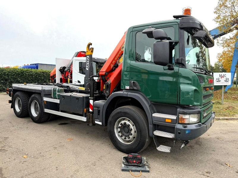 Scania P400 6x4 HOOKLIFT + CRANE PALFINGER PK9001 EH - RETARDER - 5/6F + ROTATOR + RADIO - WB 3m90 - EURO 5 - HUB REDUCTION / SPRING - BE TRUCK - شاحنة ذات الخطاف, شاحنة كرين: صور 2 Scania P400 6x4 HOOKLIFT + CRANE PALFINGER PK9001 EH - RETARDER - 5/6F + ROTATOR + RADIO - WB 3m90 - EURO 5 - HUB REDUCTION / SPRING - BE TRUCK - شاحنة ذات الخطاف, شاحنة كرين: صور 2