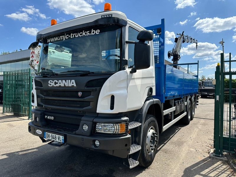 Scania P410 6x4 PRITSCHE + KRAN HIAB 166 ES-4 - RETARDER - ROTATOR - PLATFORM 6m80 - BIG AXLES HUB REDUCTION - STEEL SPRING - شاحنات مسطحة, شاحنة كرين: صور 4 Scania P410 6x4 PRITSCHE + KRAN HIAB 166 ES-4 - RETARDER - ROTATOR - PLATFORM 6m80 - BIG AXLES HUB REDUCTION - STEEL SPRING - شاحنات مسطحة, شاحنة كرين: صور 4