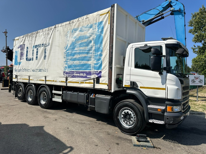 Scania P410 8x4 TRIDEM PRITSCHE PLANE + KRAN HIAB 244 EP-4 HIDUO - RETARDER - LIFT + STEERING AXLE - *327.000km* - RADIO - شاحنة ستارة, شاحنة كرين: صور 3 Scania P410 8x4 TRIDEM PRITSCHE PLANE + KRAN HIAB 244 EP-4 HIDUO - RETARDER - LIFT + STEERING AXLE - *327.000km* - RADIO - شاحنة ستارة, شاحنة كرين: صور 3