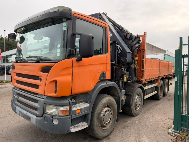 Scania P420 8X4 PRITSCHE + (25m) KRAN HIAB 422 E-5 HIPRO + JIB 100X-4 - RETARDER - *284.000km* - MANUAL - STEEL SPRING - EURO 3 - BE TRUCK - شاحنات مسطحة, شاحنة كرين: صور 3 Scania P420 8X4 PRITSCHE + (25m) KRAN HIAB 422 E-5 HIPRO + JIB 100X-4 - RETARDER - *284.000km* - MANUAL - STEEL SPRING - EURO 3 - BE TRUCK - شاحنات مسطحة, شاحنة كرين: صور 3