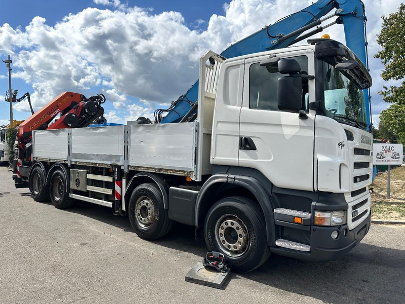 Scania R420 8x4 + CRANE PALFINGER PK44002 F (7x) + Rotator - 6m50 platform - Manual - - شاحنات مسطحة, شاحنة كرين: صور 1 Scania R420 8x4 + CRANE PALFINGER PK44002 F (7x) + Rotator - 6m50 platform - Manual - - شاحنات مسطحة, شاحنة كرين: صور 1