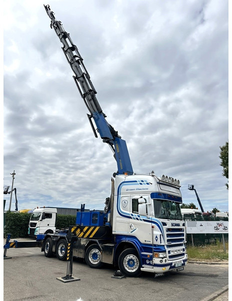 Scania R500 8x2 + CRANE 100Tm! PALFINGER PK100002 G 8x + 1 ME - RETARDER - ALCOA DURA BRIGHT - LIFT + STEERING - 5/6 HYDR F - TÜV 05/2026 - TOP CONDITION - شاحنة كرين: صور 5 Scania R500 8x2 + CRANE 100Tm! PALFINGER PK100002 G 8x + 1 ME - RETARDER - ALCOA DURA BRIGHT - LIFT + STEERING - 5/6 HYDR F - TÜV 05/2026 - TOP CONDITION - شاحنة كرين: صور 5