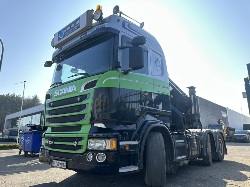 Scania R500 V8 6x2 TRACTOR + CRANE MKG HLK 231 HP (23tm) - 4x HYDR - RADIO - RETARDER - MANUAL - LIFT + STEERING AXLE - شاحنة جرار: صور 4 Scania R500 V8 6x2 TRACTOR + CRANE MKG HLK 231 HP (23tm) - 4x HYDR - RADIO - RETARDER - MANUAL - LIFT + STEERING AXLE - شاحنة جرار: صور 4