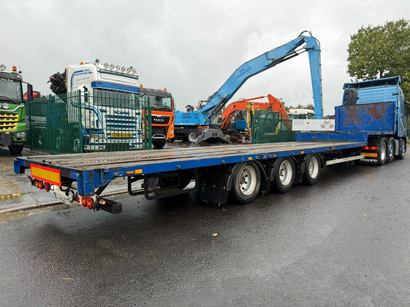 Van Hool 3-AXLES SEMI LOW LOADER - 12 TIRES - SAF - 245/70R19.5 - AIR SUSPENSION - BELGIAN PAPERS - عربة مسطحة منخفضة نصف مقطورة: صور 5 Van Hool 3-AXLES SEMI LOW LOADER - 12 TIRES - SAF - 245/70R19.5 - AIR SUSPENSION - BELGIAN PAPERS - عربة مسطحة منخفضة نصف مقطورة: صور 5