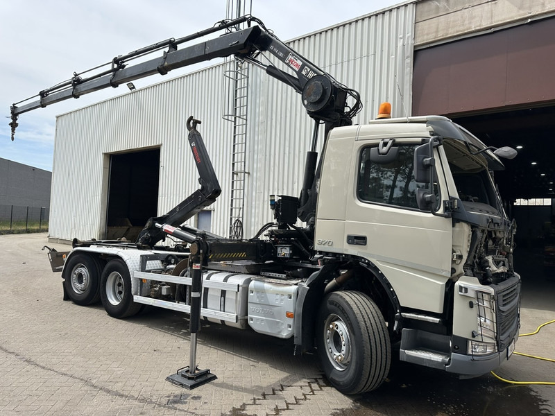 Volvo FM 370 6x2 HOOKLIFT 21T + CRANE HIAB 144 E-4 HIDUO - ENGINE / GEARBOX OK - CHASSIS OK - RUNNING + DRIVING - BE TRUCK - شاحنة ذات الخطاف, شاحنة كرين: صور 1 Volvo FM 370 6x2 HOOKLIFT 21T + CRANE HIAB 144 E-4 HIDUO - ENGINE / GEARBOX OK - CHASSIS OK - RUNNING + DRIVING - BE TRUCK - شاحنة ذات الخطاف, شاحنة كرين: صور 1