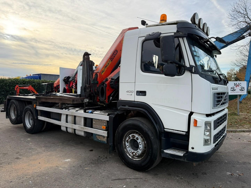 Volvo FM 400 6x2 HOOKLIFT + CRANE PALFINGER PK 15500 B (2x) - 5/6 F - MANUAL - EURO 4 - BE TRUCK - شاحنة ذات الخطاف, شاحنة كرين: صور 3 Volvo FM 400 6x2 HOOKLIFT + CRANE PALFINGER PK 15500 B (2x) - 5/6 F - MANUAL - EURO 4 - BE TRUCK - شاحنة ذات الخطاف, شاحنة كرين: صور 3