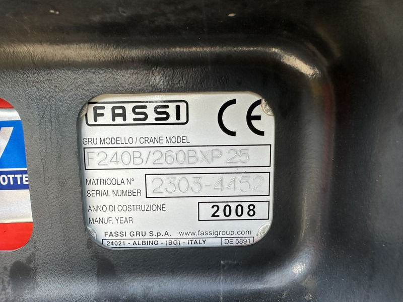 شاحنة كرين Volvo FM 400 + KRAN FASSI F260BXP.25 - 5x  / RADIO - EURO 4 - I SHIFT - A/C - BE TRUCK: صور 8