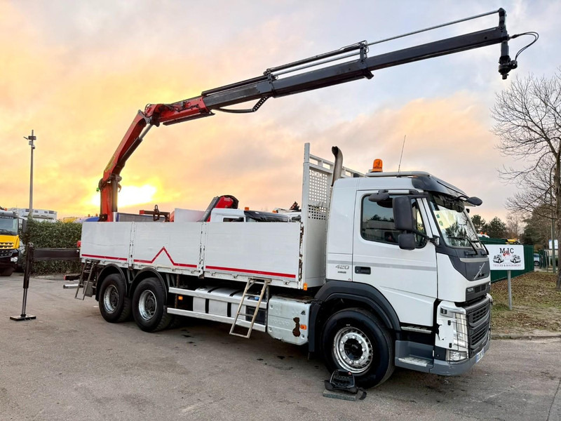 Volvo FM 420 6x4 + CRANE PALFINGER PK18502 SH B (3x) - ROTATOR - 5/6 F - TÜV 05/2026 - CG FR - PLATFORM 6m50 - I-Shift - 325.000km - STEEL SPRING / HUB REDUCTION - شاحنة كرين: صور 1 Volvo FM 420 6x4 + CRANE PALFINGER PK18502 SH B (3x) - ROTATOR - 5/6 F - TÜV 05/2026 - CG FR - PLATFORM 6m50 - I-Shift - 325.000km - STEEL SPRING / HUB REDUCTION - شاحنة كرين: صور 1