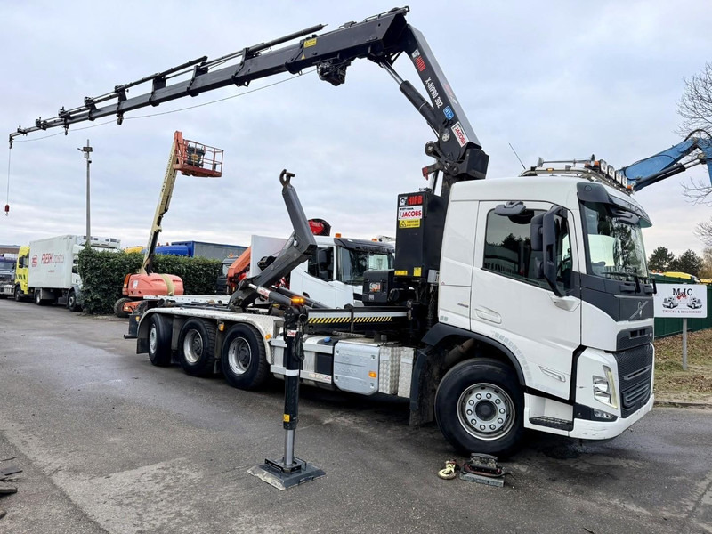Volvo FM 500 8X4 TRIDEM HOOKLIFT + (25m!) CRANE HIAB 302 E-8x + 1 ME + WINCH - *127.000km* - *1976h crane hours* - TOP CONDITION - BE TRUCK - شاحنة ذات الخطاف, شاحنة كرين: صور 1 Volvo FM 500 8X4 TRIDEM HOOKLIFT + (25m!) CRANE HIAB 302 E-8x + 1 ME + WINCH - *127.000km* - *1976h crane hours* - TOP CONDITION - BE TRUCK - شاحنة ذات الخطاف, شاحنة كرين: صور 1